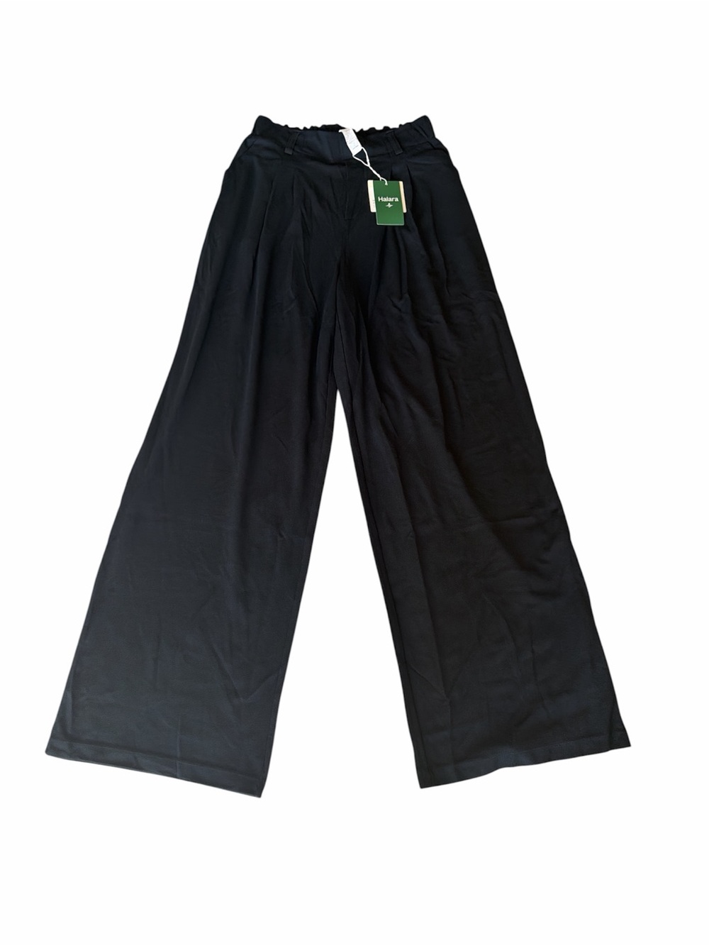 Halara Flex High Waisted Pocket Wide Leg Waffle Work Pants NWT M Tall